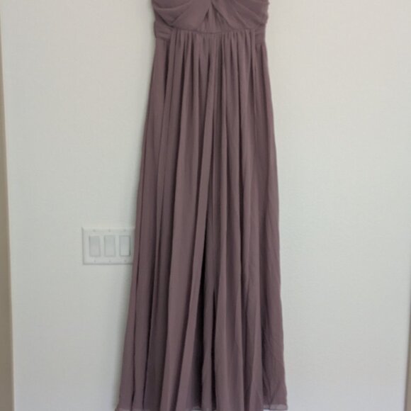 Birdy Grey Grace Convertible DARK MAUVE Bridesmaids Dress XS - Picture 5 of 14